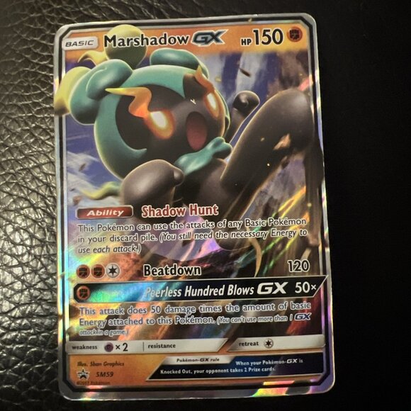 Pokemon Other - Marshadow GX‎ Holo Promo Card Pokemon